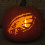 Eagles pumpkin