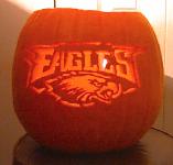 Eagles pumpkin