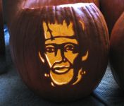 Dr. Frankenshopper pumpkin