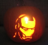 Ironman pumpkin