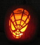 Spiderman pumpkin