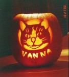 Vanna the Cat pumpkin